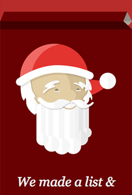 Santa List template - Mobile